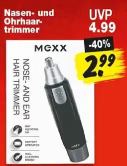 Repo Markt Nasen- und Ohrhaartrimmer MEXX Angebot