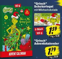 Repo Markt Grinch Schokoriegel mit Milchschokolade Angebot