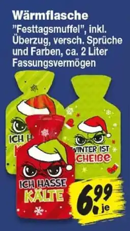 Repo Markt Wärmflasche Angebot