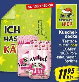Repo Markt Kuscheldecke Angebot