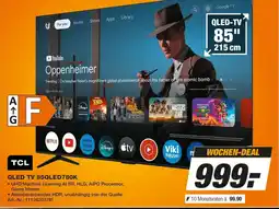 Expert Technomarkt TCL QLED TV 85QLED780K Angebot