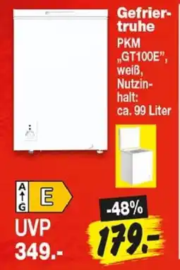Repo Markt Gefriertruhe PKM Angebot