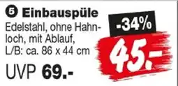 Repo Markt Einbauspüle Edelstahl Angebot