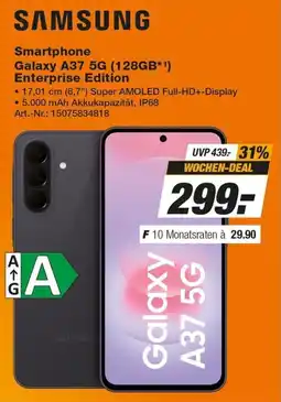 Expert Technomarkt Samsung Smartphone Galaxy A37 5G (128GB*1) Enterprise Edition Angebot