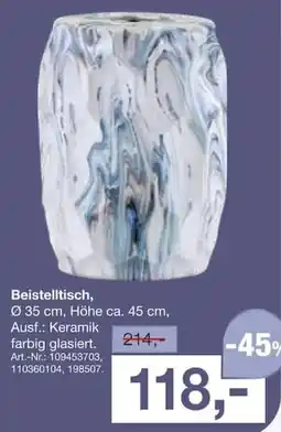 Möbel Inhofer Beistelltisch Angebot