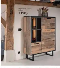 Möbel Inhofer Highboard Avalon Angebot