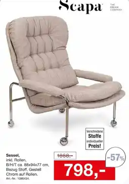 Möbel Inhofer Scapa Sessel Angebot
