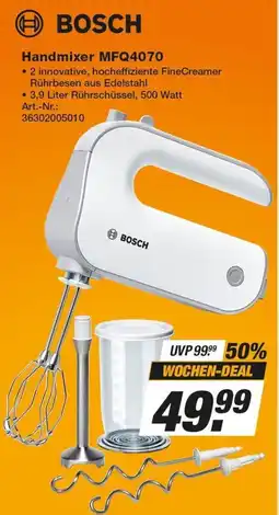 Expert Technomarkt BOSCH Handmixer MFQ4070 Angebot
