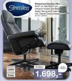 Möbel Inhofer Stressless Relaxsessel Sunrise (M) Angebot