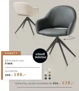 Möbel Inhofer DESIGNSTUHL FINN Angebot