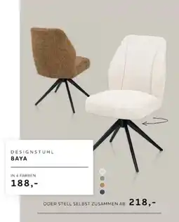 Möbel Inhofer DESIGNSTUHL BAYA Angebot