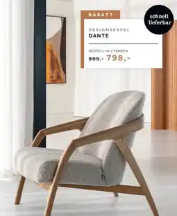 Möbel Inhofer Designssesel dante Angebot