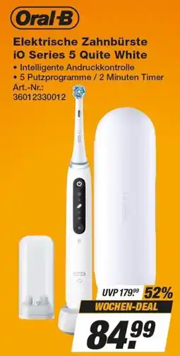Expert Technomarkt Oral-B Elektrische Zahnbruste iO Series 5 Quite White Angebot