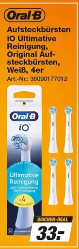 Expert Technomarkt Oral-B Aufsteckbürsten iO Ultimative Reinigung Angebot