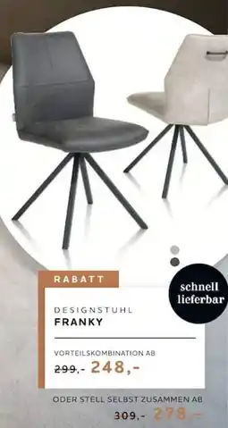 Möbel Inhofer Designstuhl franky Angebot