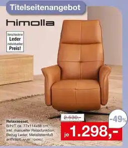 Möbel Inhofer himolla Relaxsessel Angebot