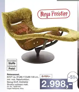Möbel Inhofer Relaxsessel Angebot