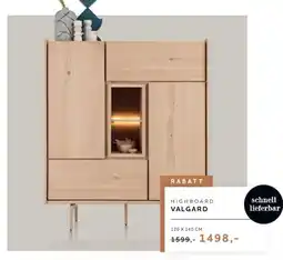 Möbel Inhofer Highboard valgard Angebot