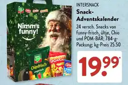 Aldi Süd INTERSNACK Snack-Adventskalender Angebot