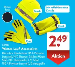 Aldi Süd CRANE Winter-Lauf-Accessoires Angebot