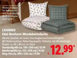 Lidl LIVARNO Edel-Renforcé-Wendebettwäsche Angebot