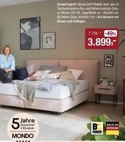 Opti Wohnwelt Boxspringbett Angebot