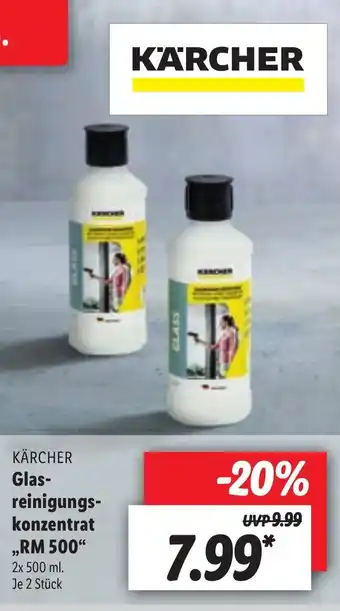 Lidl Kärcher Glasreinigungskonzentrat ,,RM 500" Angebot