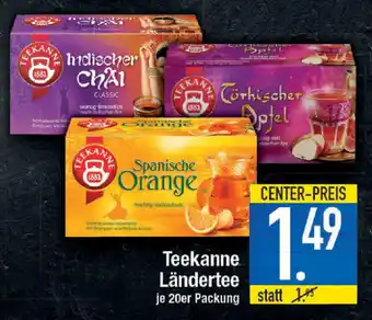 E-Center Teekanne Ländertee 20er Packung Angebot