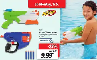 Lidl Nerf Blaster/Wasserblaster Angebot