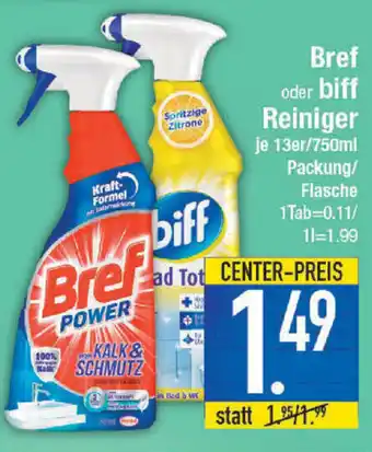 E-Center Bref oder Biff Reiniger Angebot