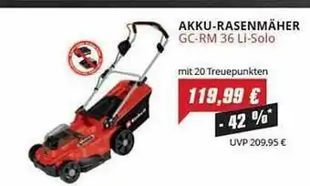 E-Center Akku-rasenmäher Gc-rm 36 Li-solo Angebot