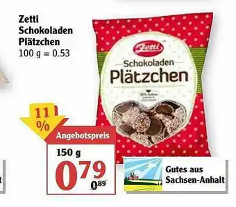 Globus Zetti Schokoladen Plätzchen Angebot