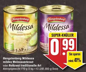 Edeka Neukauf Hengstenberg Mildessa 770/810g Angebot