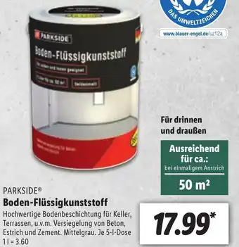 Lidl Parkside Boden Flüssigkunststoff Angebot