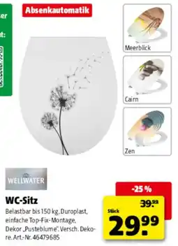 Hagebau WC-Sitz WELLWATER Angebot