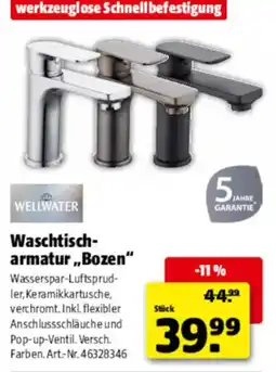 Hagebau WELLWATER Waschtisch-armatur „Bozen“ Angebot