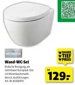Hagebau WELLWATER Wand-WC-Set Angebot