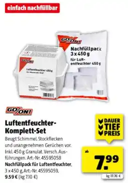 Hagebau GO!ON! Luftentfeuchter-Komplett-Set Angebot
