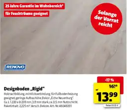 Hagebau Designboden „Rigid“ RENOVО Angebot