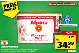 Hagebau Alpina Wohnraum Weiß Angebot