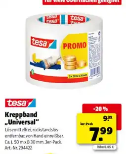 Hagebau tesa Kreppband „Universal“ Angebot