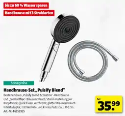 Hagebau hansgrohe Handbrause-Set „Pulsify Blend“ Angebot