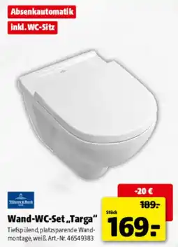 Hagebau Wand-WC-Set „Targa“ Angebot