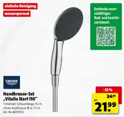 Hagebau GROHE Handbrause-Set „Vitalio Start 110“ Angebot