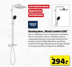 Hagebau Duschsystem „Vitalio Comfort 250“ GROHE Angebot