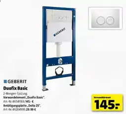 Hagebau GEBERIT Duofix Basic Angebot