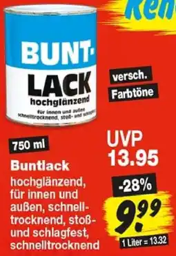 Repo Markt Buntlack Angebot