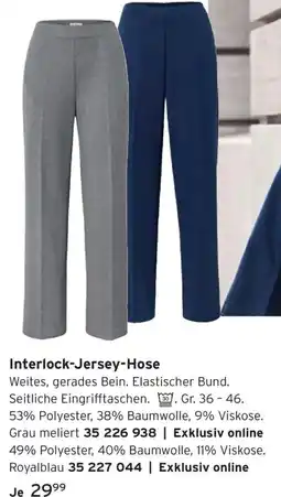 Tchibo Interlock-Jersey-Hose Angebot