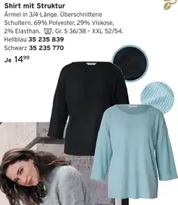 Tchibo Shirt mit Struktur Angebot