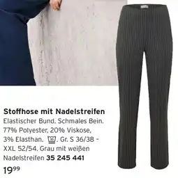 Tchibo Stoffhose mit Nadelstreifen Angebot